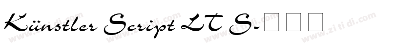 Künstler Script LT S字体转换